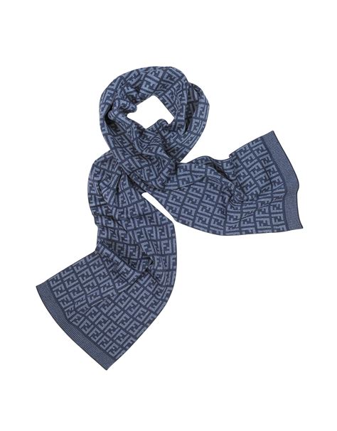 baby blue fendi zucca scarf|Fendi scarf for women.